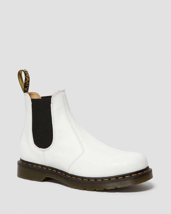Botas Blancas Dr. Martens 2976 Smooth Mujer Blancos MX-93572